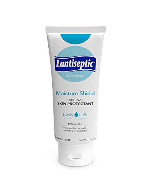 Lantiseptic Moisture Barrier Cream for Incontinence 2 Pack - 50 percent Lanolin Enriched Skin Protectant Paste - Treats and Protects Dry Irritated Chaffed Skin - 4 oz. Tube - by DermaRite Lantiseptic Moisture Barrier Cream for Incontinence 2 Pack - 50 percent Lanolin Enriched Skin Protectant Paste - Treats and Protects Dry Irritated Chaffed Skin - 4 oz. Tube - by DermaRite