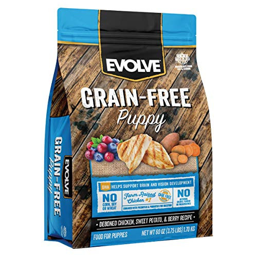 Evolve Puppy Grain Free Deboned Chicken Sweet Potato And Pea Recipe 3.75 Lb