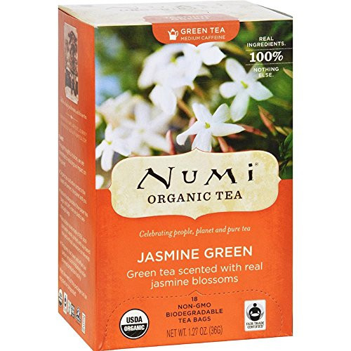 Organic Tea Jasmine Green by Numi Tea -Pack of 2- Organic Tea Jasmine Green by Numi Tea -Pack of 2-