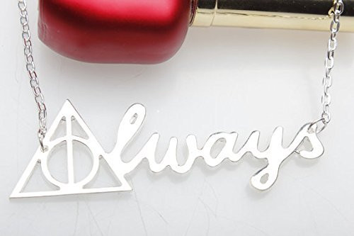 Harry Potter Always Deathy Hallows Necklace Harry Potter Triangle Necklace
