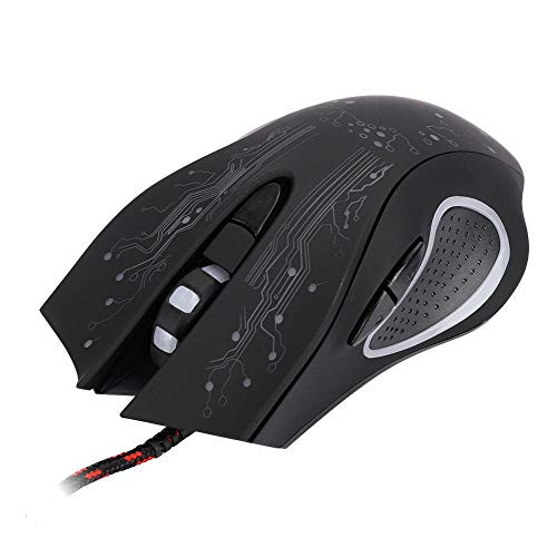Wired Gaming Mouse 3200DPI Adjustable USB 6-Key Computer Mice RGB Backlit Optical Mouse Comfortable Grip Ergonomic Mice for PC Laptop Mac Windows Wired Gaming Mouse 3200DPI Adjustable USB 6-Key Computer Mice RGB Backlit Optical Mouse Comfortable Grip Ergonomic Mice for PC Laptop Mac Windows