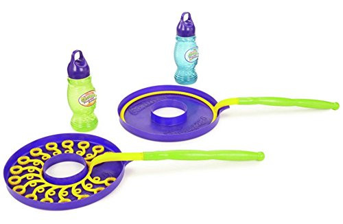 Gazillion Incredibubble Multiple Bubble Wand, 2 Pack, Blue/Green