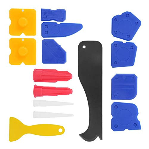 15Pcs Plastic Scraper Silicone Glass Sealant Remover Simple Operation Sealant Scraper Grouting Silicone Acrylic for Molding