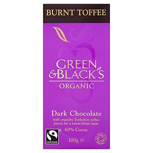 Green  and  Blacks Organic Burnt Toffee Dark Chocolate - 100g