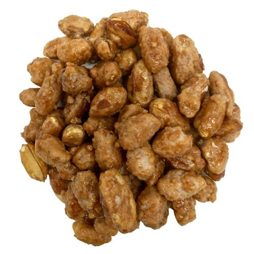 OliveNation Butter Toffee Peanuts Roasted Salted Whole Nuts Coated in Rich Butter Toffee for Snack Mixes Gourmet Snacking Edible Decoration Non-GMO Gluten Free Kosher - 8 ounces