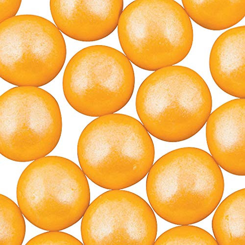 Fun Express - Shimmer Yellow Gum Balls - Edibles - Gum - Bulk Gumballs - 97 Pieces
