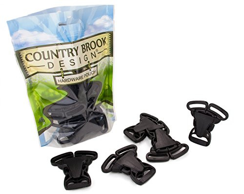 10 - Country Brook Design - 1 Inch 3 Point Quick Release Plastic Buckle