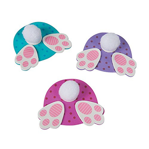 Bunny Bottoms Foam Magnet Craft Kit -12 - Crafts for Kids and Fun Home Activities