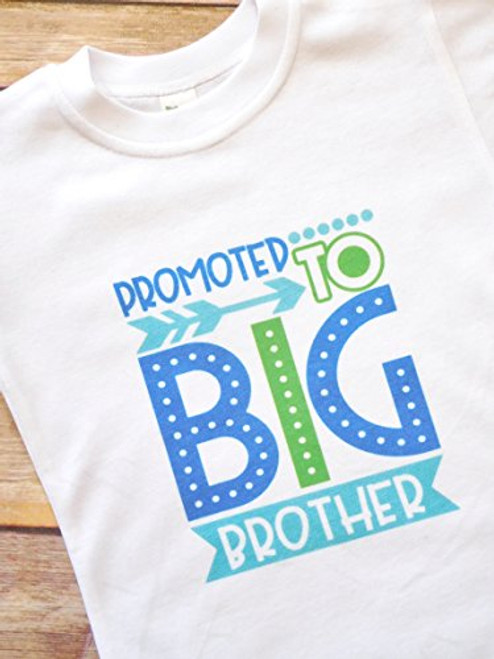 Promoted to Big Brother - Toddler T-shirt - Pregnancy Announcement Shirt Promoted to Big Brother - Toddler T-shirt - Pregnancy Announcement Shirt