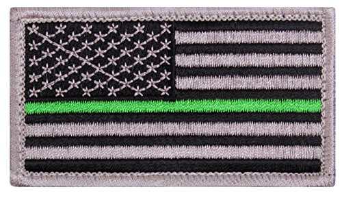 Rothco Thin Green Line US Flag Patch