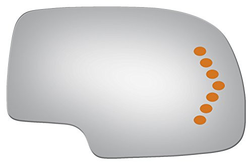 Burco 3254S Passenger Side Mirror Glass w/Signal for Cadillac Escalade, Chevrolet Avalanche, Silverado, Suburban, Tahoe, GMC Sierra, Yukon, Yukon XL (2002 2003 2004 2005 2006 2007)