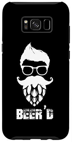 Galaxy S8 Plus Beerd Hop Beard Design Funny Beer Lover Craft Beer Drinker Case