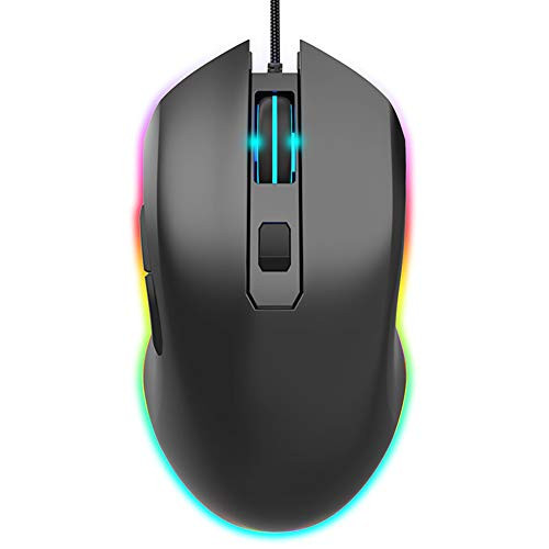 Wired Glowing Mouse Gaming Mouse USB Optical Computer Mice 7 Programmable Button