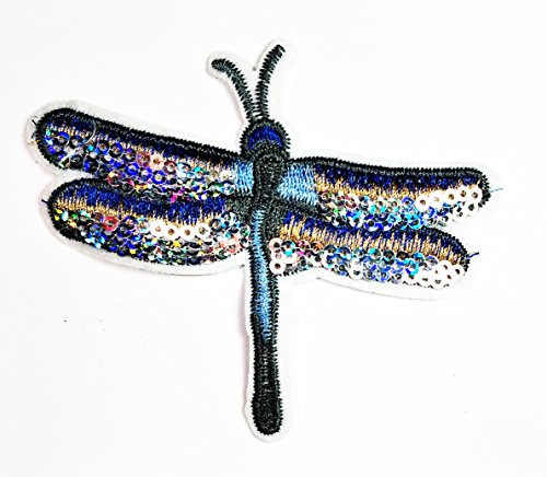 HHO Cute Dragonfly Sequin Sew Iron On Embroidered Patches Appliques Patch Embroidered DIY Patches Cute Applique Sew Iron on Kids Craft Patch for Bags Jackets Jeans Clothes HHO Cute Dragonfly Sequin Sew Iron On Embroidered Patches Appliques Patch Embroidered DIY Patches Cute Applique Sew Iron on Kids Craft Patch for Bags Jackets Jeans Clothes