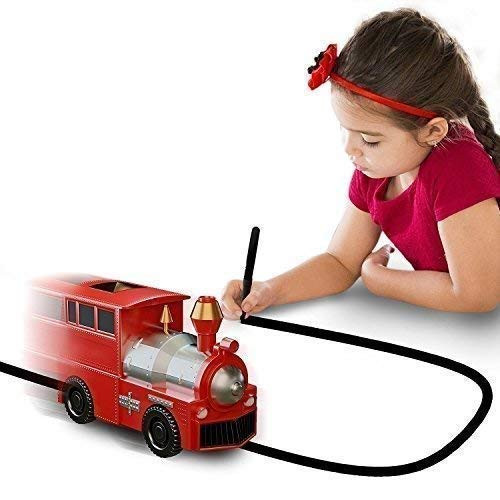 Nylea Magic Vehicles Inductive Train -Follows Black Line- Magic Toy Car for Kids and Children - Best Toddler Toys Mini Magic Pen Inductive Fangle Kids Car Follow -Red Train- Nylea Magic Vehicles Inductive Train -Follows Black Line- Magic Toy Car for Kids and Children - Best Toddler Toys Mini Magic Pen Inductive Fangle Kids Car Follow -Red Train-