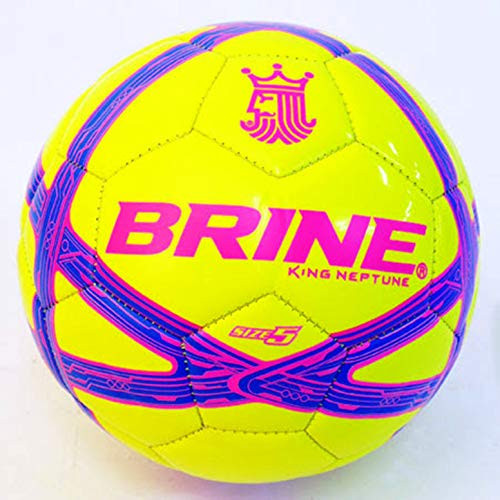 Soccer Ball Brine King Neptune Neon Size 5 -Yellow-