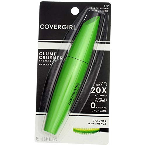 CoverGirl Clump Crusher Mascara By Lashblast Black Brown -810- 0.44 oz -Pack of 2-
