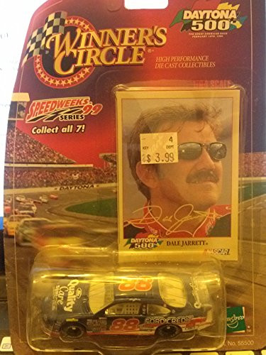 Hasbro winners circle Daytona 500 Dale Jarrett Ford Credit 88 speedweeks 99