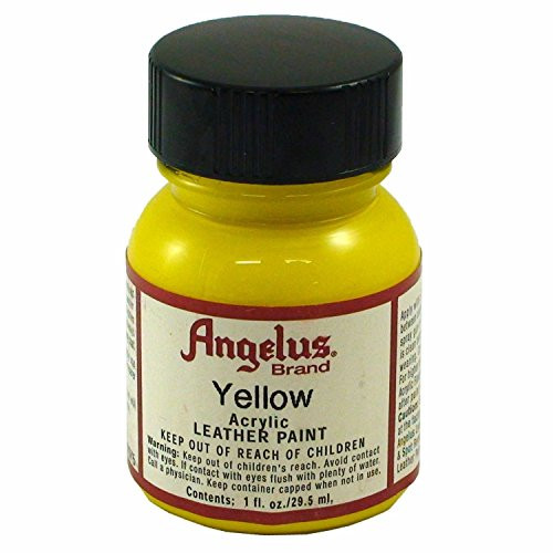 Angelus Acrylic Leather Paint - 1 Ounce Yellow Angelus Acrylic Leather Paint - 1 Ounce Yellow
