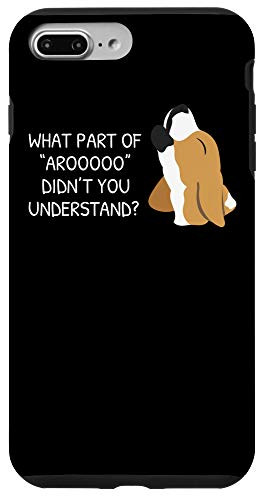iPhone 7 Plus/8 Plus What Part of Arooo Beagle Dog Clothes Outfit Gift Beagle Case