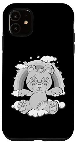 iPhone 11 Pastel Goth Teddy Bear Stuffed Animal Goth Case