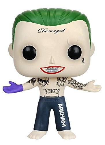 Funko POP Movies: Suicide Squad Action Figure, The Joker Shirtless