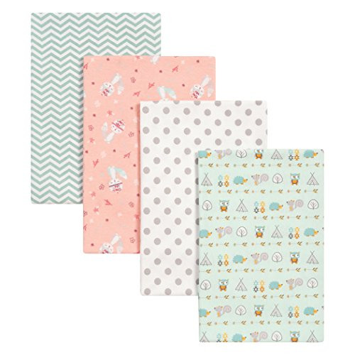 Trend Lab Wild Southwest 4 Pack Flannel Blankets