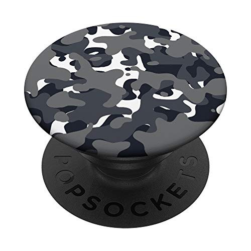 Gray Camouflage Pop Sockets - Gray Silver Camo PopSockets PopGrip Swappable Grip for Phones and Tablets Gray Camouflage Pop Sockets - Gray Silver Camo PopSockets PopGrip Swappable Grip for Phones and Tablets