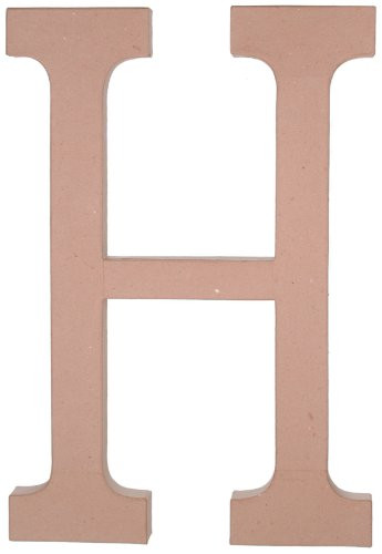 Darice Paper Mache Letter - H - 23.5 inches