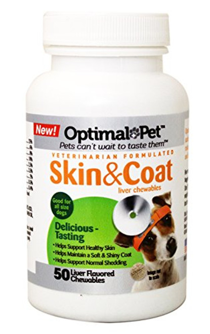 Optimal Pet 50 Count Dog Skin and Coat Chewables