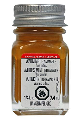 Testors 1166TT 1/4 Oz Brown Flat Enamel Hobby Paint