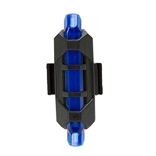 Bike Tail Light Safety Warning Led Taillight USB Rechargeable Portable Cycling Rear Tail Light Blue
