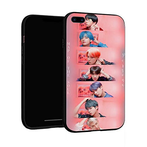 N / A iPhone 7 Plus Case 8 Plus Case Anti-Scratch Slim Fashion Custom Cover Cases for iPhone 7P/8P -BTS-8-