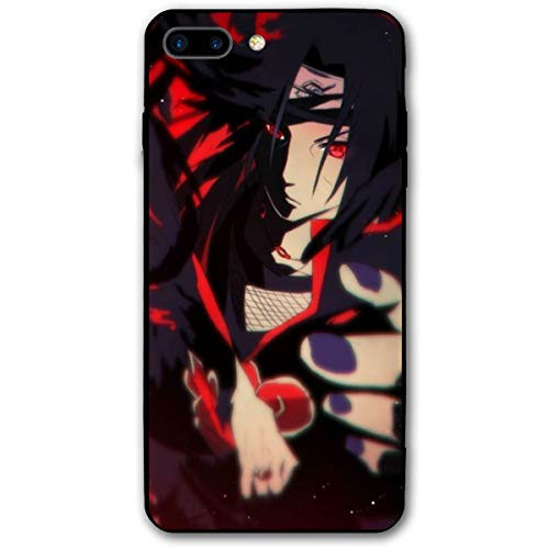 iPhone 7 Plus Case 8 Plus Case 5.5 inch Plastic Soft Cover Case for iPhone 7P/8P -Naruto-Itachi-B-