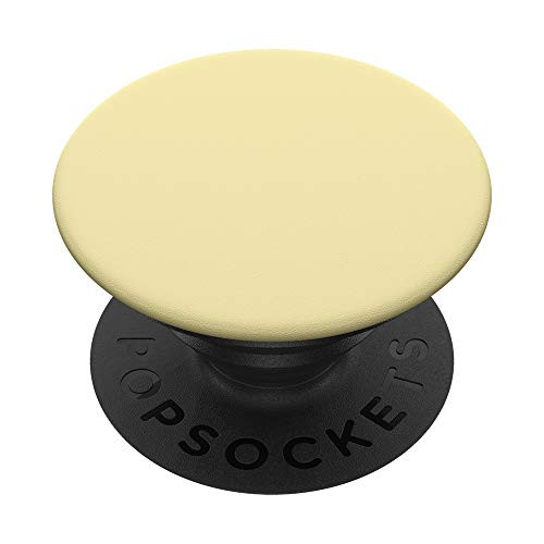 Mellow Yellow Solid Color Gift PopSockets PopGrip Swappable Grip for Phones  and  Tablets