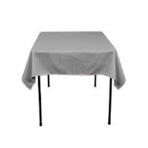 ADD and SHIP Square Polyester Tablecloth 36 x 36 inches -Gray-