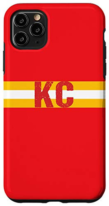 iPhone 11 Pro Max KC Cool Kansas City Red / Yellow Kc Classic Sport Stripes Case iPhone 11 Pro Max KC Cool Kansas City Red / Yellow Kc Classic Sport Stripes Case
