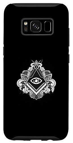 Galaxy S8 Secrets Circle Occult Illuminati All Seeing Eye Sign Gift Case