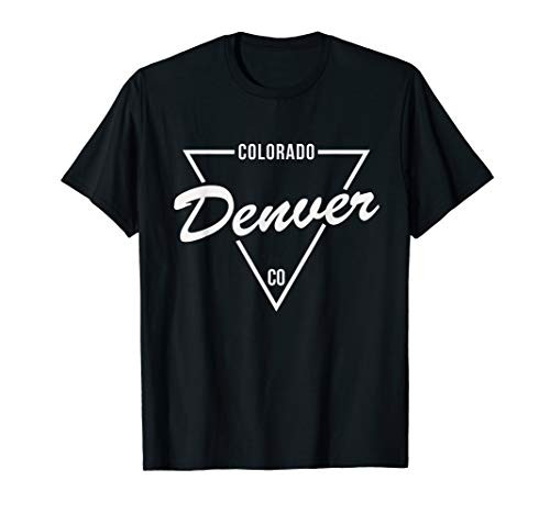Denver Colorado Vintage Triangle CO Souvenir T-Shirt