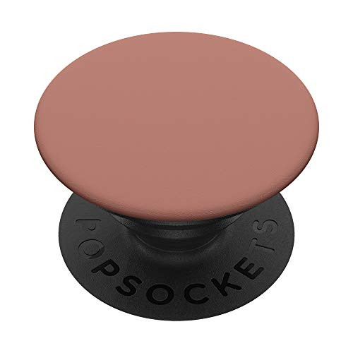 Solid Color Pop Socket - Rose Dawn Brown PopSockets PopGrip Swappable Grip for Phones  and  Tablets