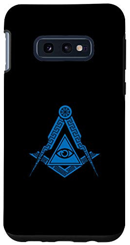 Galaxy S10e Circle Occult Illuminati Pyramid All Seeing Eye Sign Gift Case