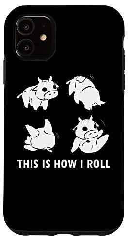 iPhone 11 This Is How I Roll Cows Clothes Art Cattle Farmer Gift Cow Case