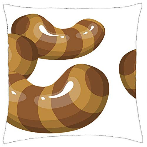 LESGAULEST Throw Pillow Cover -16x16 inch- - Candy Candies Sweet Sugar Food Colorful Brown LESGAULEST Throw Pillow Cover -16x16 inch- - Candy Candies Sweet Sugar Food Colorful Brown
