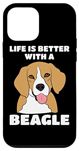 iPhone 12 mini Life Is Better with a Beagle Dog Clothes Outfit Gift Beagle Case