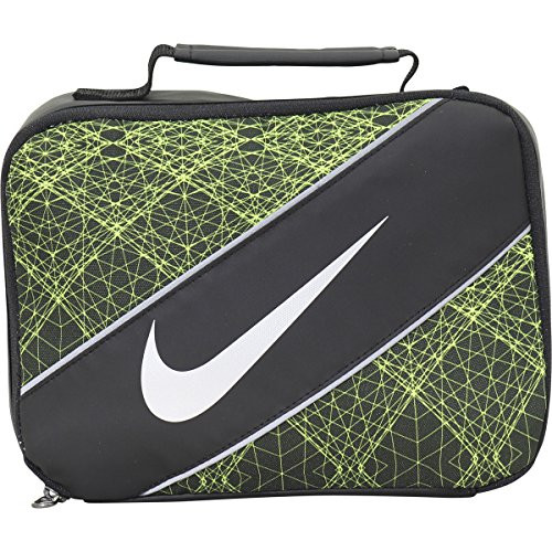 Nike Large Insulated Lunchbox - black/volt, one size