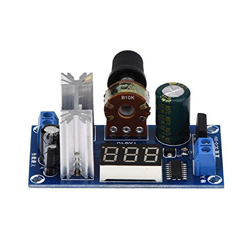 OhhGo LM317 Adjustable Voltage Regulator Power Supply Board Digital Voltage Display
