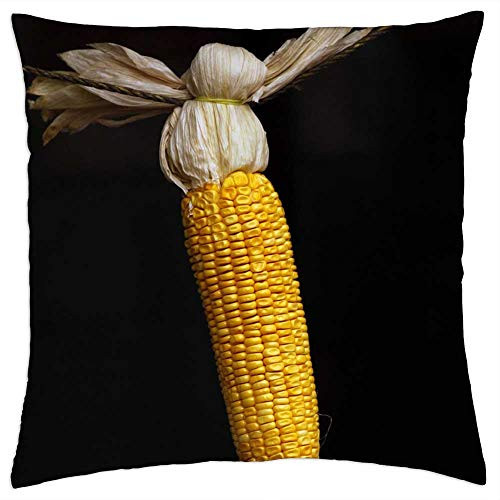 LESGAULEST Throw Pillow Cover -16x16 inch- - Maize Grains Corn Food Yellow Seed Organic LESGAULEST Throw Pillow Cover -16x16 inch- - Maize Grains Corn Food Yellow Seed Organic