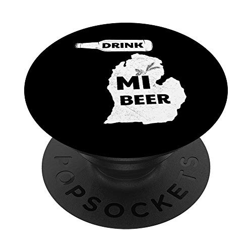 Drink MI Beer Brewing Michigan Brewmaster Craft Brewery Gift PopSockets Grip and Stand for Phones and Tablets Drink MI Beer Brewing Michigan Brewmaster Craft Brewery Gift PopSockets Grip and Stand for Phones and Tablets