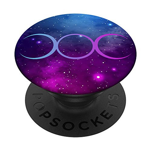 Purple and Blue Triple Moon Wiccan Goddess Witch Witchcraft PopSockets Grip and Stand for Phones and Tablets Purple and Blue Triple Moon Wiccan Goddess Witch Witchcraft PopSockets Grip and Stand for Phones and Tablets