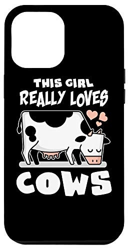 iPhone 12 Pro Max This Girl Really Loves Cows Clothes Cattle Farmer Gift Cow Case
